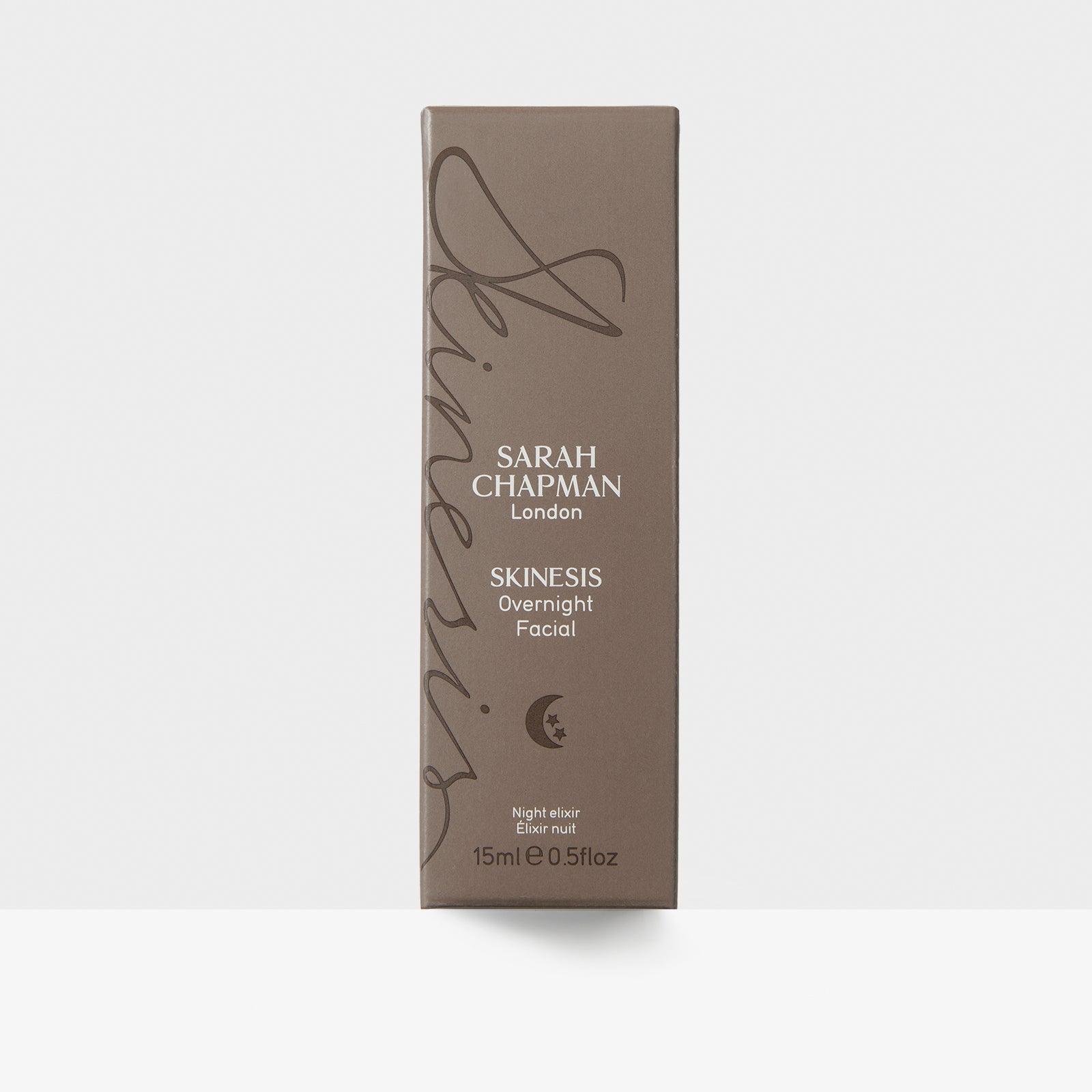 Overnight Facial Night Elixir Facial Oil Serum Outer Packaging - Sarah Chapman Skinesis