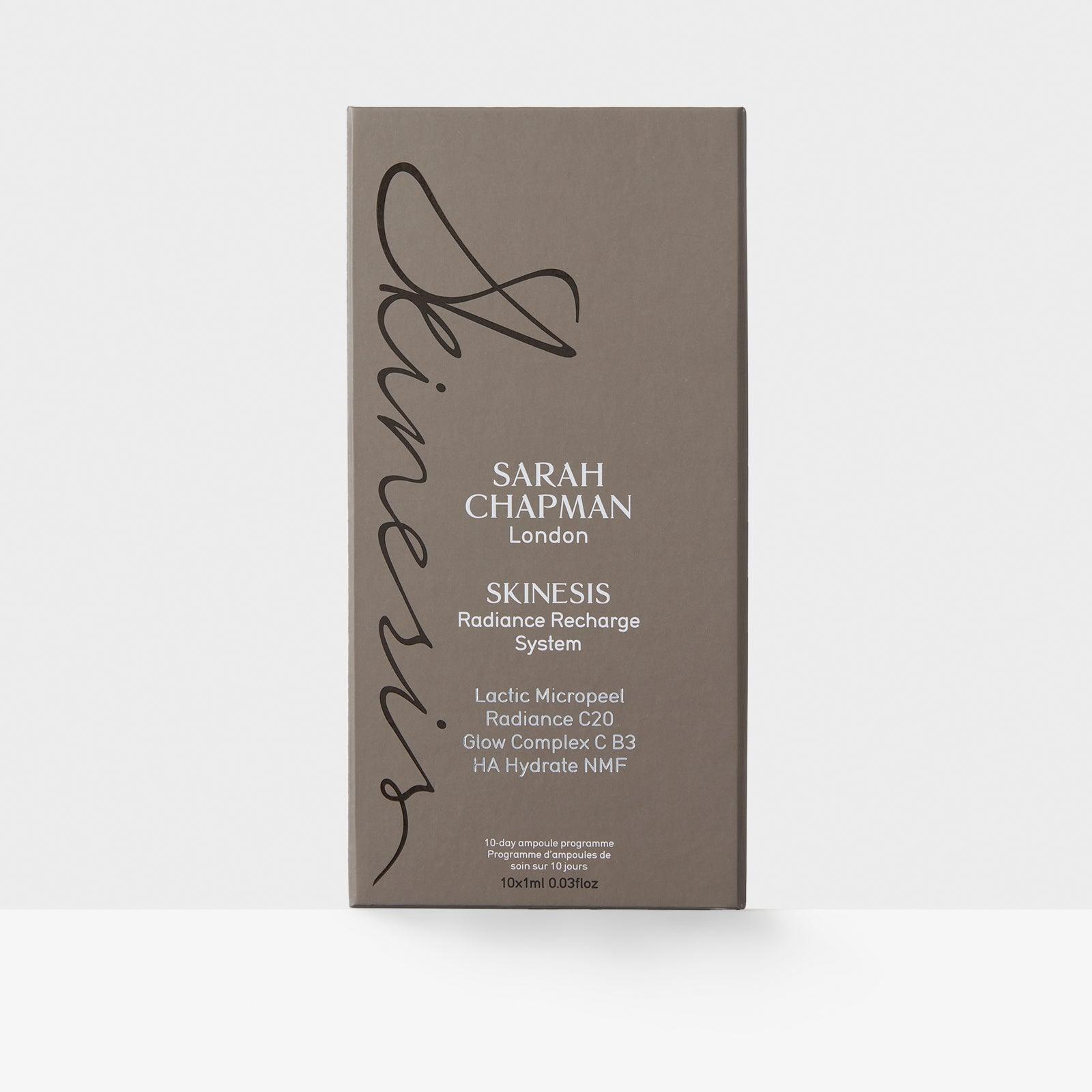 Radiance Recharge System Sarah Chapman Skinesis Outer Packaging