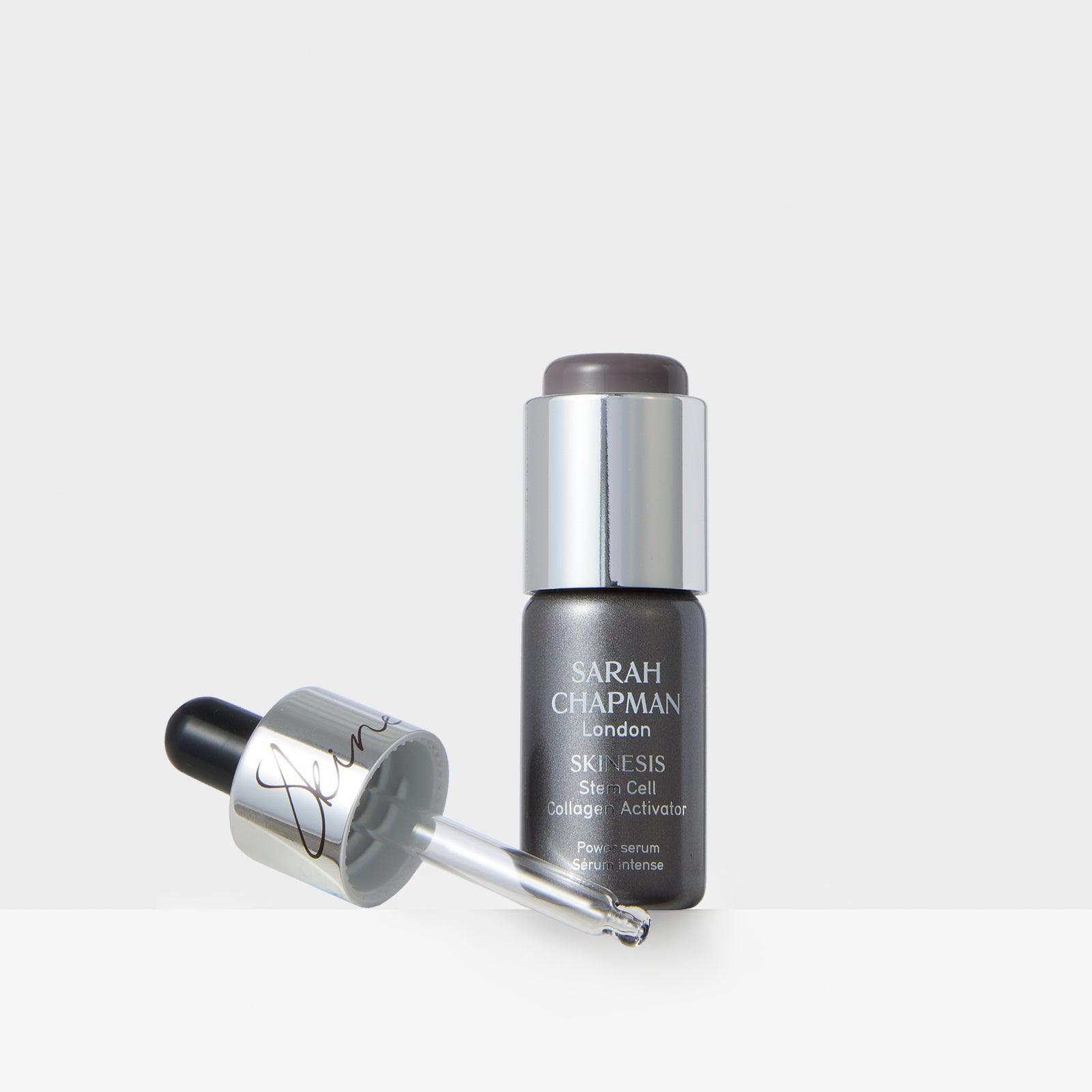 Stem Cell Collagen Activator face serum bottle with dropper lid- Sarah Chapman Skinesis